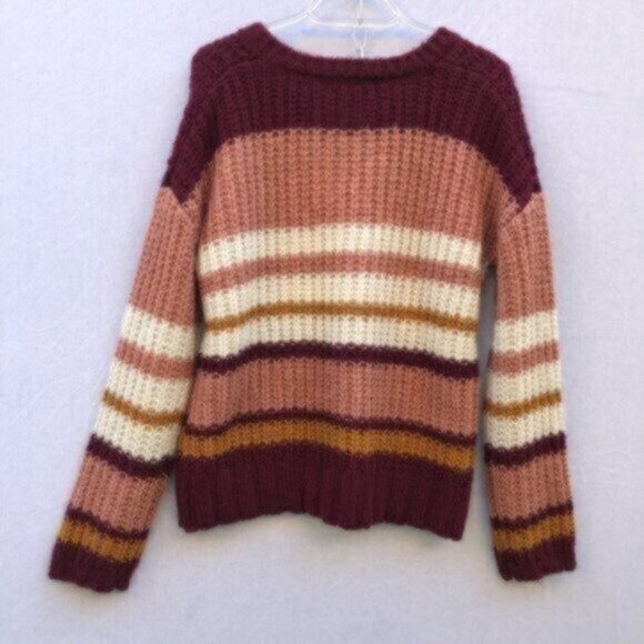 NWT Pink Rose Chunky Warm Comfy Cozy Sweater Size Large - Picture 3 of 4